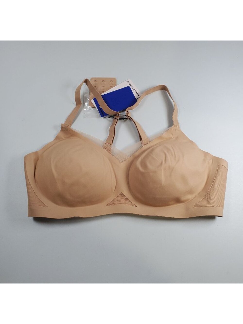 HONEYLOVE LiftWear CrossOver Bra Women Size Large NWT Full Coverage Shapewear